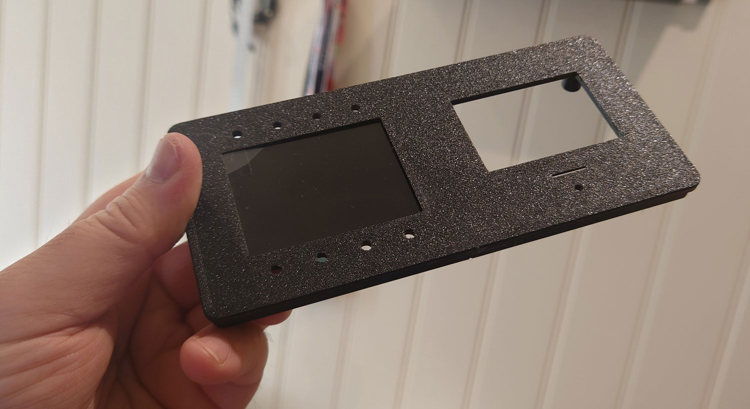 Checking display cutout