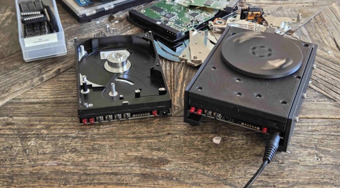 Ringing table from a dead hard drive